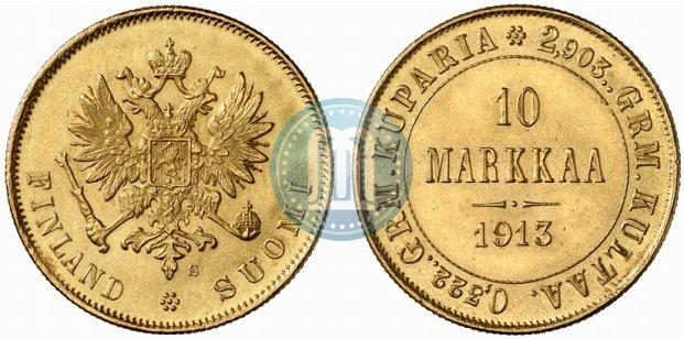 Picture 10 markkaa 1913 year S 