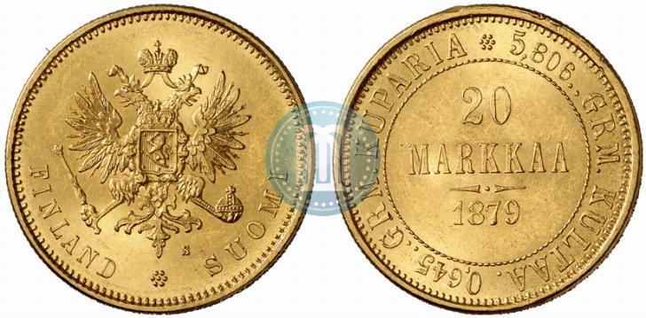 Picture 20 markkaa 1879 year S 