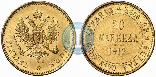 Picture 20 markkaa 1912 year S 