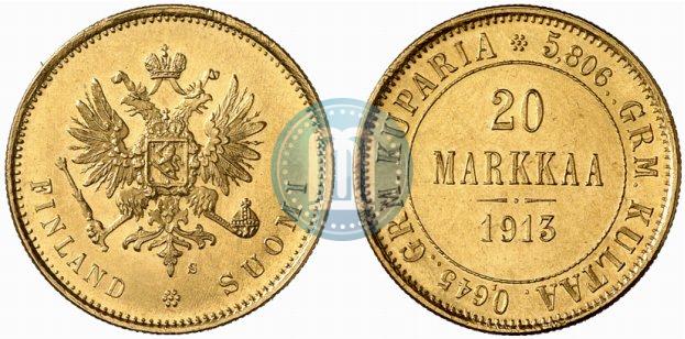 Фото 20 марок 1913 года S 