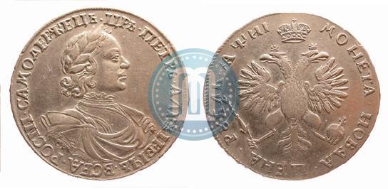 Picture 1 rouble 1718 year OK-L 
