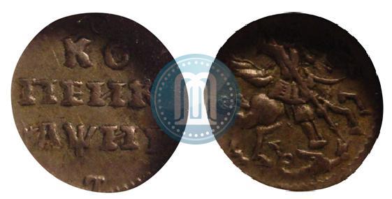 Picture 1 kopeck 1718 year L 