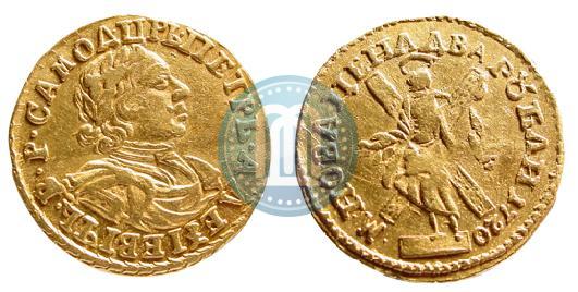 Picture 2 roubles 1720 year  