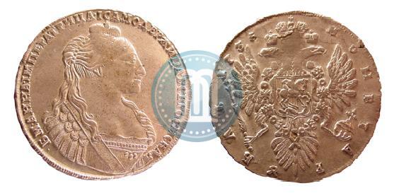 Фото 1 рубль 1735 года  