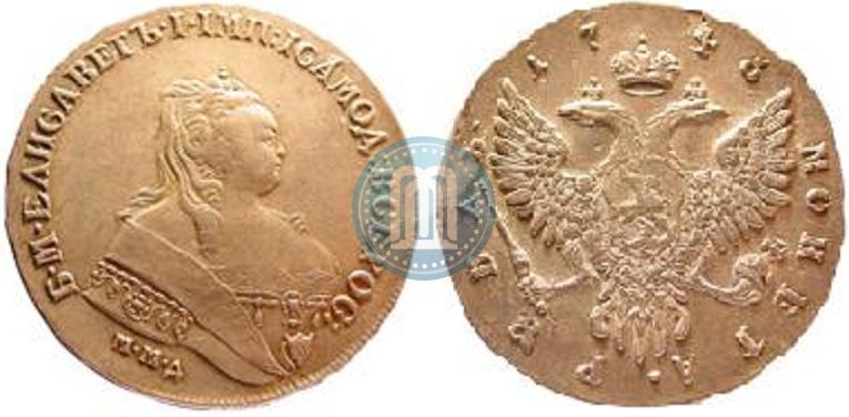 Picture 1 rouble 1746 year ММД 