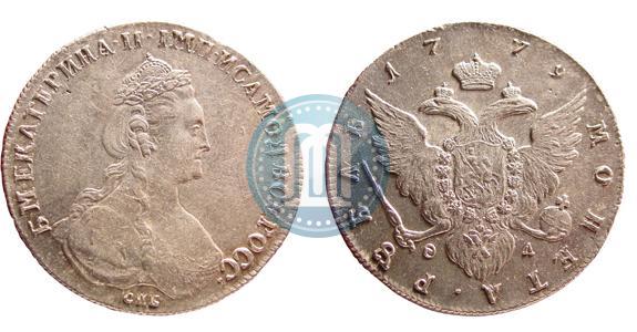 Фото 1 рубль 1779 года СПБ-ФЛ 