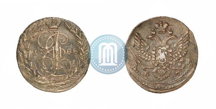 Фото 5 копеек 1788 года ЕМ 