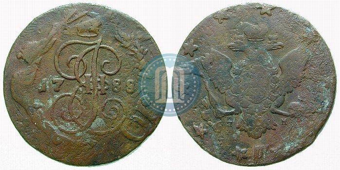 Фото 5 копеек 1788 года ЕМ 