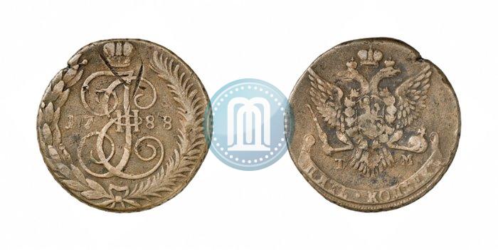 Фото 5 копеек 1788 года ТМ 