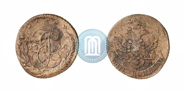 Фото 5 копеек 1796 года ЕМ "Павловский перечекан"