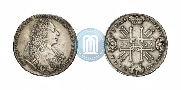 Фото 1 рубль 1729 года  "Тип 1729"