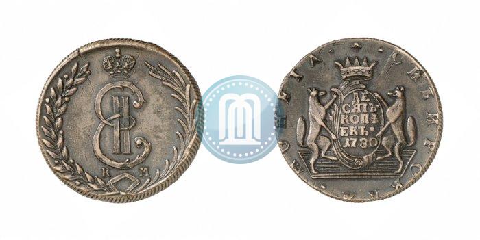 Picture 10 kopecks 1780 year КМ 