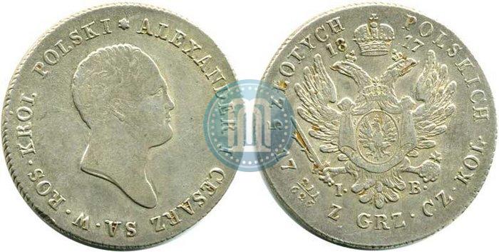 Picture 5 złotych 1817 year IB 