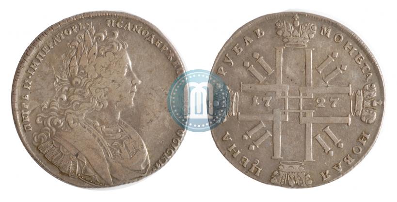 Picture 1 rouble 1727 year  "Petersburg type"