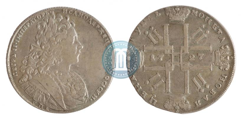 Picture 1 rouble 1727 year СПБ "Petersburg type"