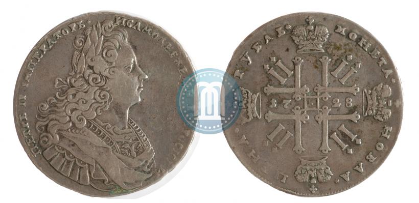 Picture 1 rouble 1728 year  "Type of 1727"