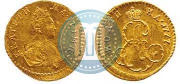 Фото Полтина 1777 года  