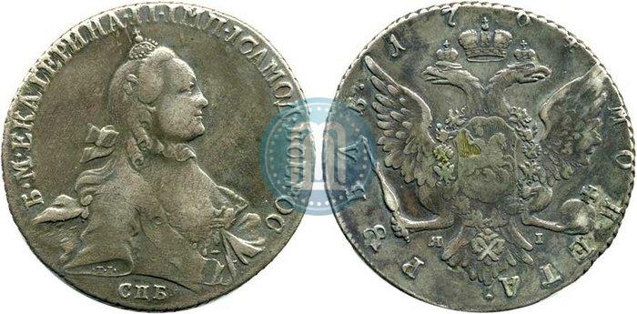 Picture 1 rouble 1764 year СПБ-ЯI 