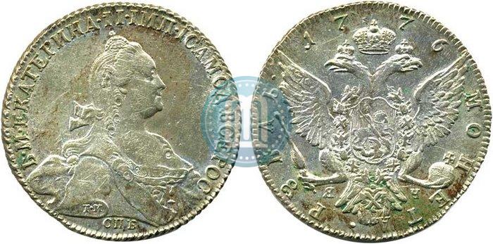 Picture 1 rouble 1776 year СПБ-ЯЧ 
