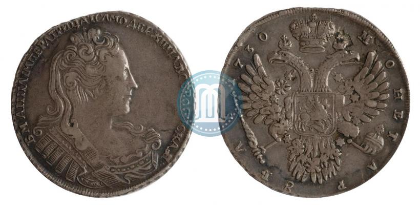 Фото 1 рубль 1730 года  