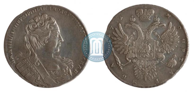 Picture 1 rouble 1731 year  