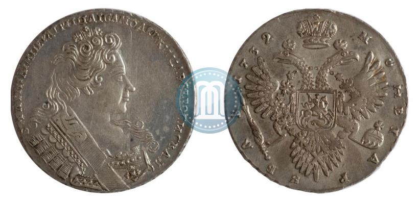 Фото 1 рубль 1732 года  