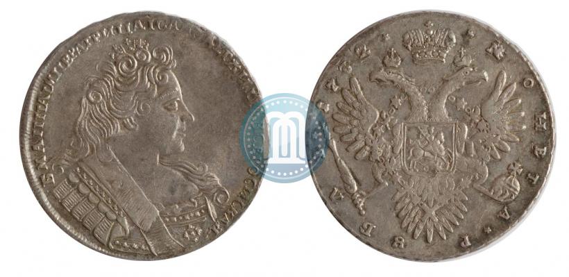 Picture 1 rouble 1732 year  