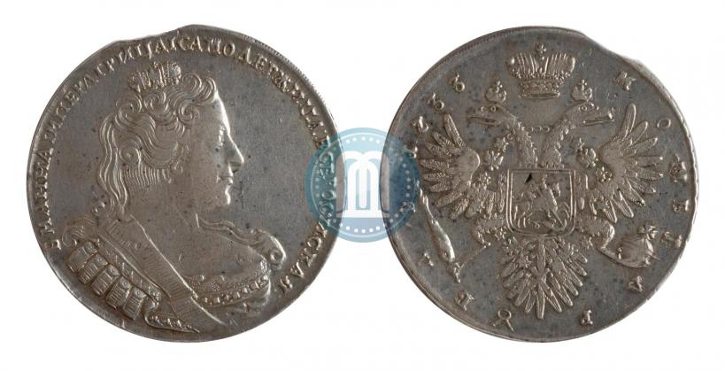 Picture 1 rouble 1733 year  