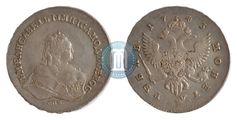 Picture 1 rouble 1743 year СПБ 
