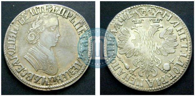 Picture Poltina 1705 year  "Portrait by F. Alekseev"