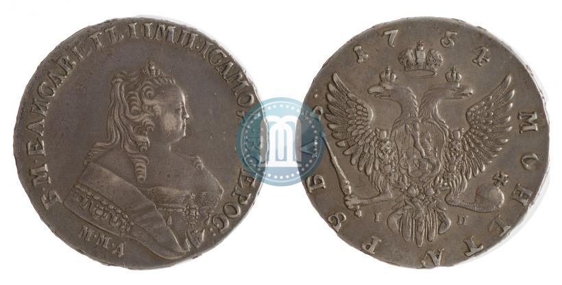 Picture 1 rouble 1754 year ММД-IП 