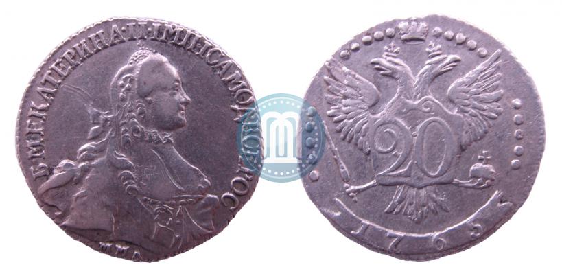 Picture 20 kopecks 1765 year ММД 