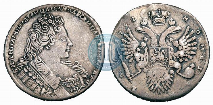 Фото 1 рубль 1732 года  