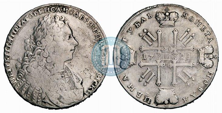 Фото 1 рубль 1728 года  "Тип 1728"