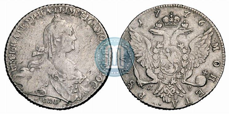 Picture 1 rouble 1776 year СПБ-ЯЧ 