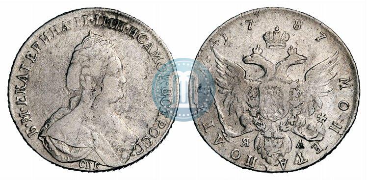 Picture Poltina 1787 year СПБ-ЯА 
