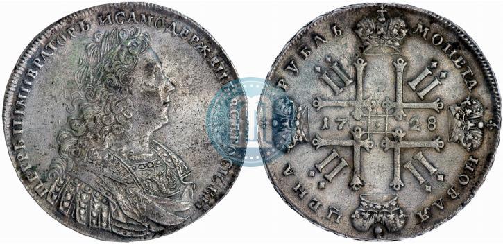 Фото 1 рубль 1728 года  "Тип 1728"
