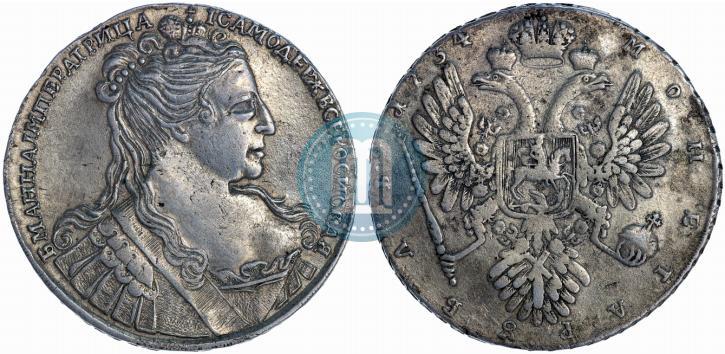 Picture 1 rouble 1734 year  "Type of 1734"
