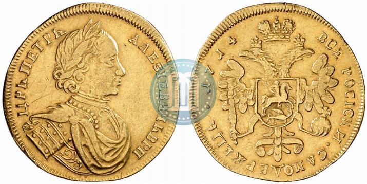 Picture 2 ducats 1714 year  