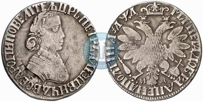 Фото Полтина 1704 года МД "Портрет работы Ф. Алексеева"