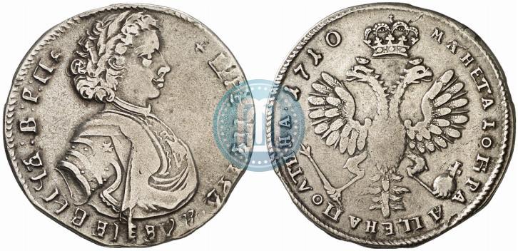 Picture Poltina 1710 year  "Portrait of 1707"