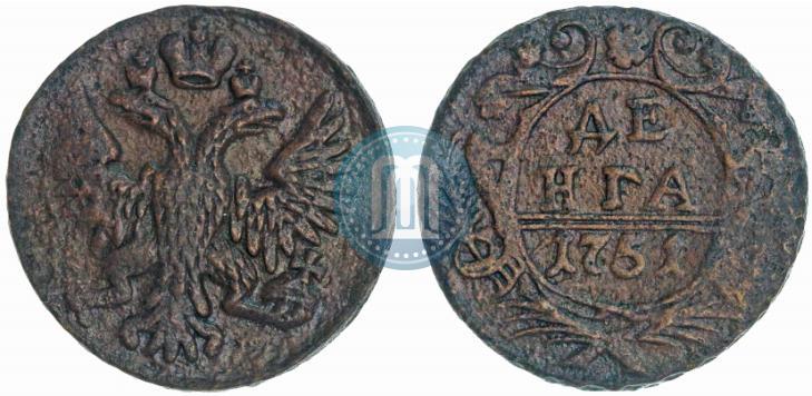 Фото Денга 1751 года  