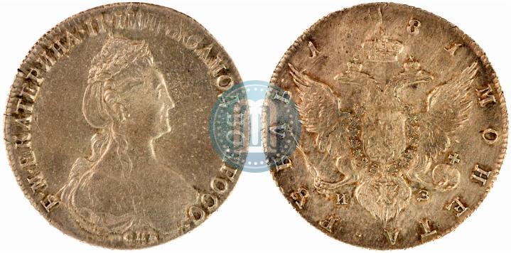 Picture 1 rouble 1781 year СПБ-ИЗ 