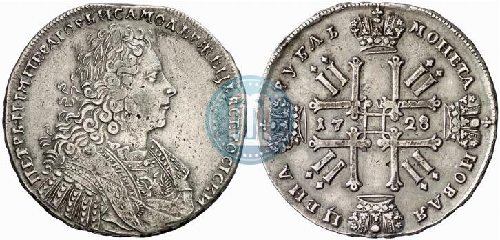 Picture 1 rouble 1728 year  "Type of 1728"