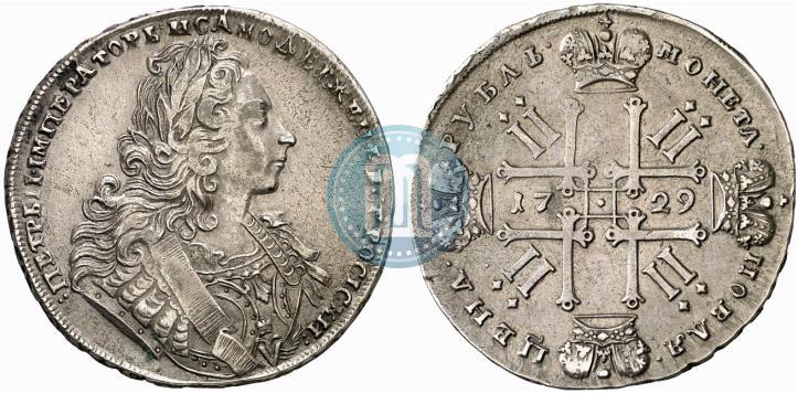 Picture 1 rouble 1729 year  "Type of 1729"