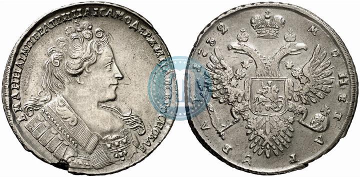 Picture 1 rouble 1732 year  