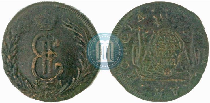 Picture 2 kopecks 1771 year КМ 