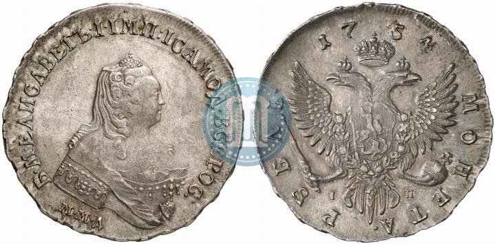 Picture 1 rouble 1754 year ММД-IП 