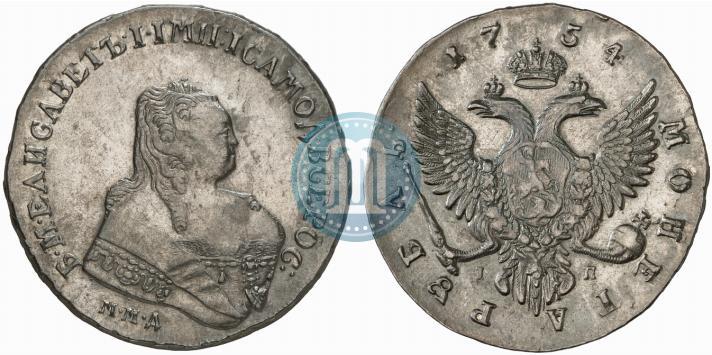 Picture 1 rouble 1754 year ММД-IП 
