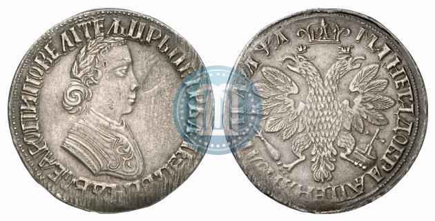Picture Poltina 1704 year  "Portrait by F. Alekseev"